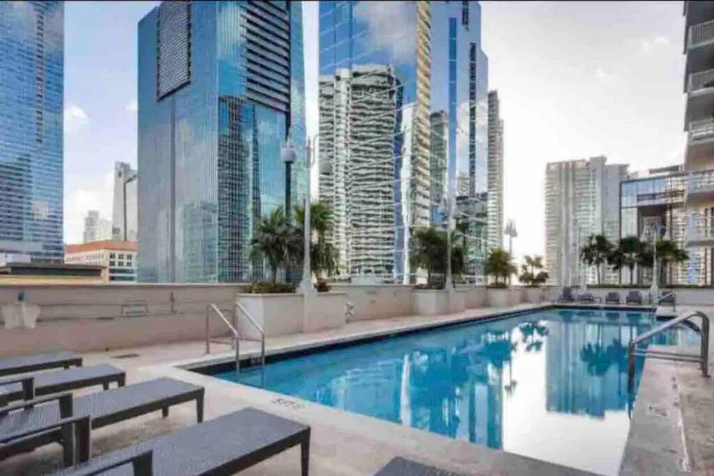 Spacious 36Th Flr 1 Bd 1 Bt • Brickell • Bay View Miami Extérieur photo